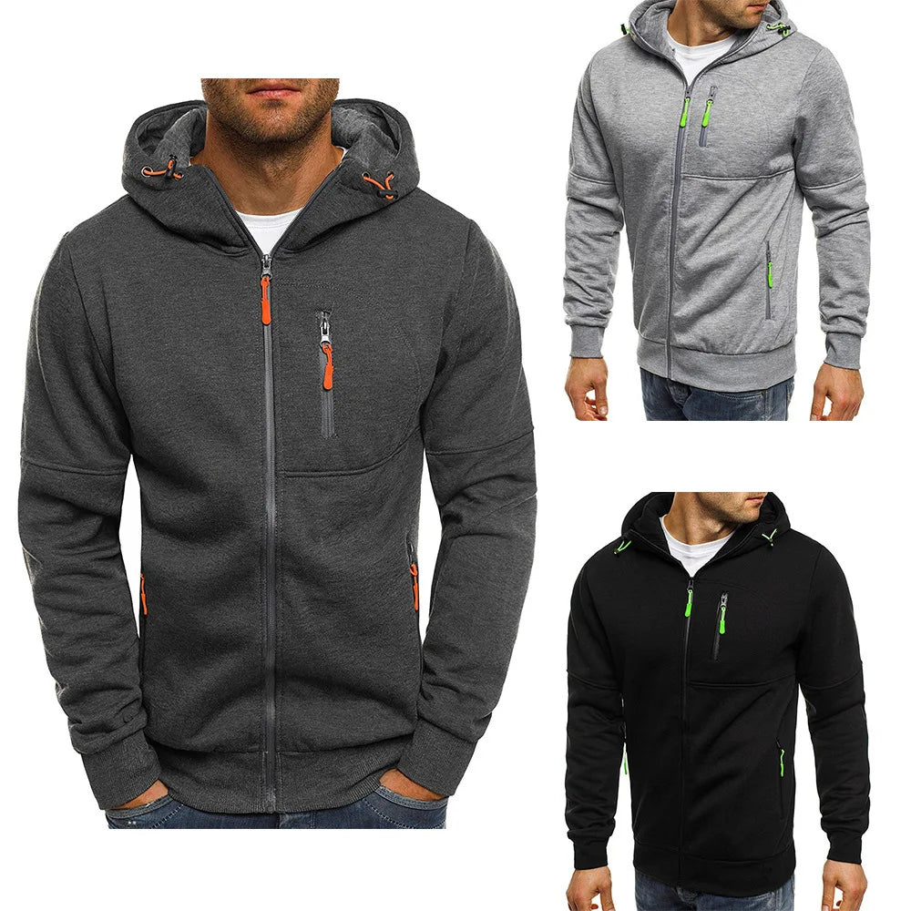 MRMT 2026 Brand New Men's Hoodies Sweatshirts Leisure Cardigan Men Hooded Pullovers Jacquard Casual Man Hoody Sweatshirt Jackets