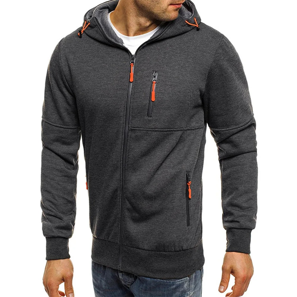 MRMT 2026 Brand New Men's Hoodies Sweatshirts Leisure Cardigan Men Hooded Pullovers Jacquard Casual Man Hoody Sweatshirt Jackets