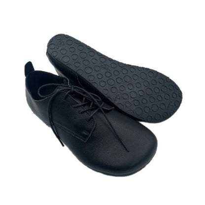 Tipsietoes 2025 Sprinng Autumn Barefoot Genuine Leather Women Sneaker With Zero Drop Flat Soft Sole Wider Toe Box Light Weight