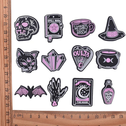 Magic Halloween Day PVC shoe Charms Slippers Buckle combination Fit Wristbands accessories Decoration Bands gift unisex party