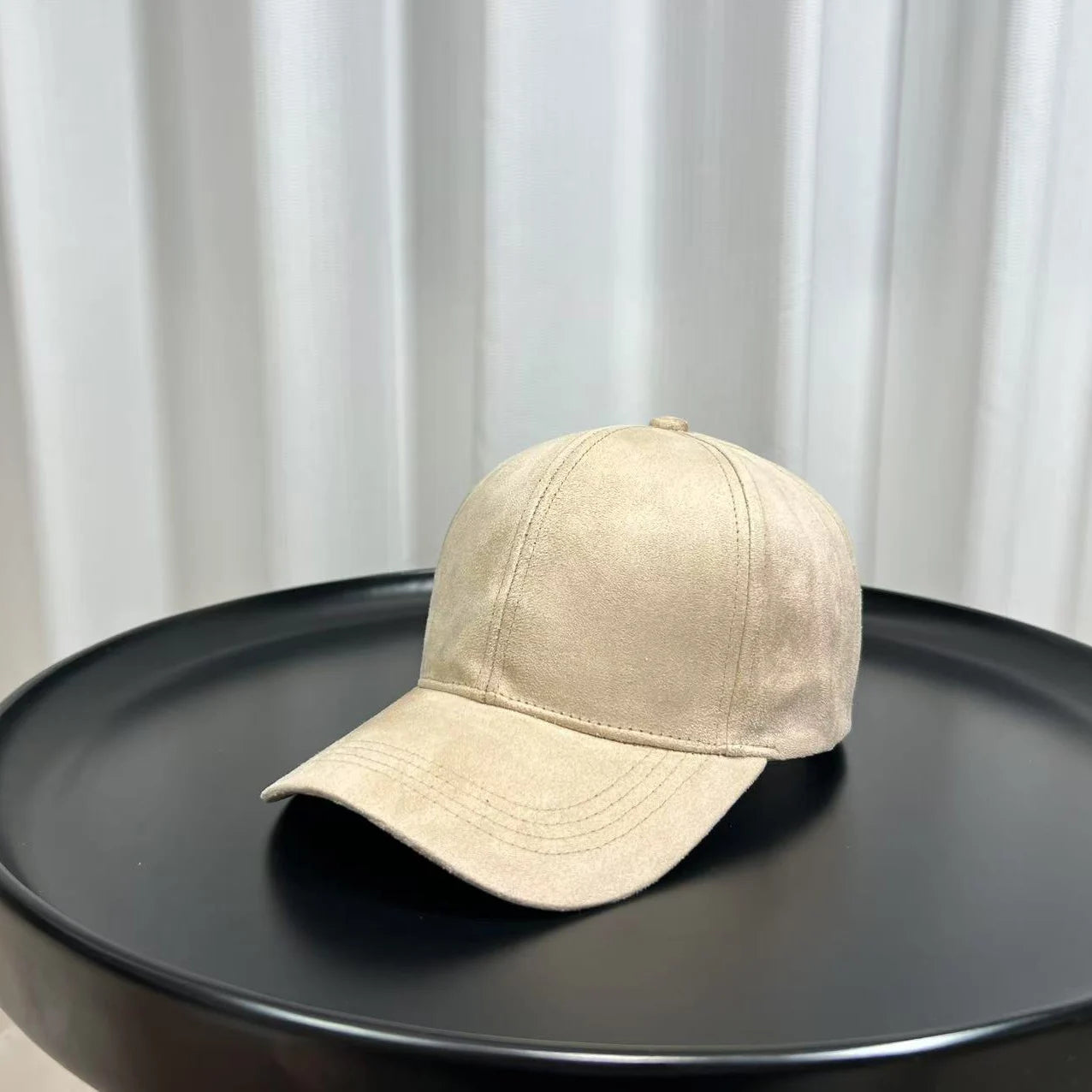 Fashion Adjustable Suede Baseball Caps For Men Women Autumn Winter Solid Retro Snapback Hip Hop Hat Unisex Street Sun Visor Caps