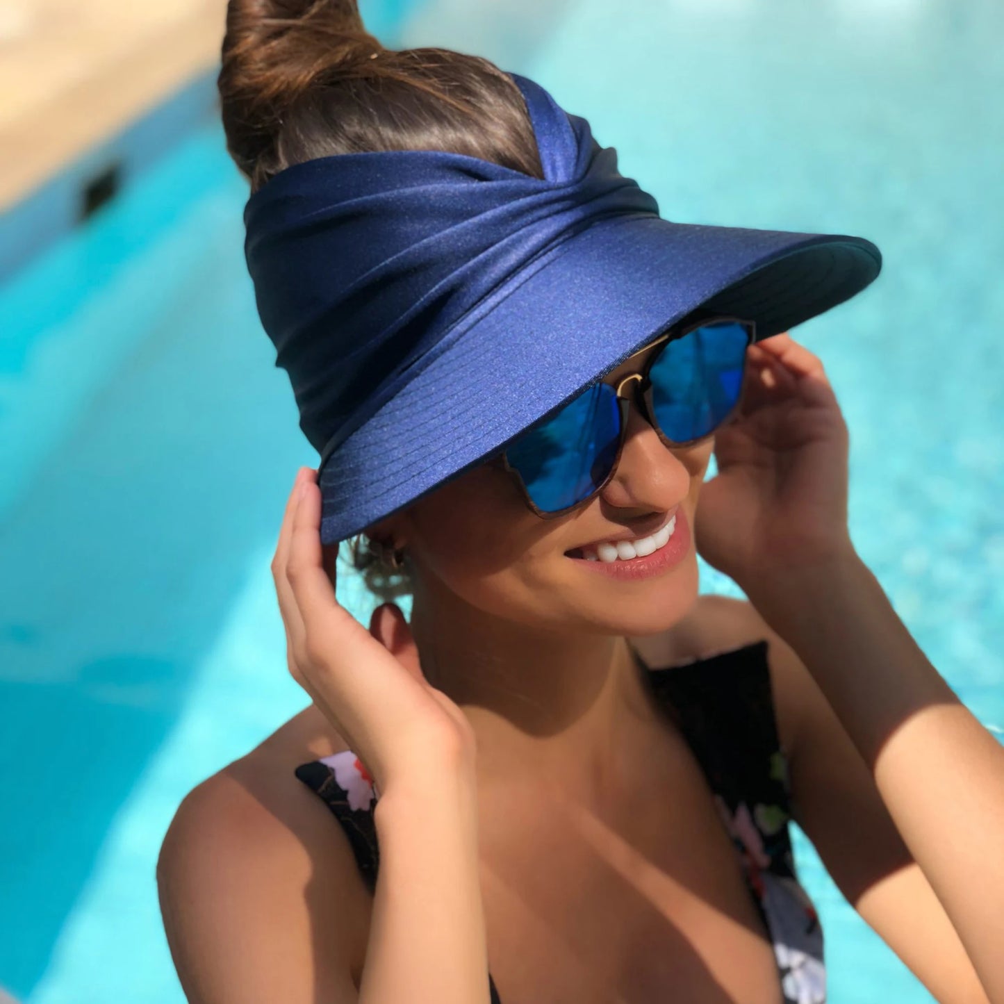 Spring and Summer Beach Sun Hat for Women New Ladies Outdoor Sports Empty Top Hat Sun-Protection Visior