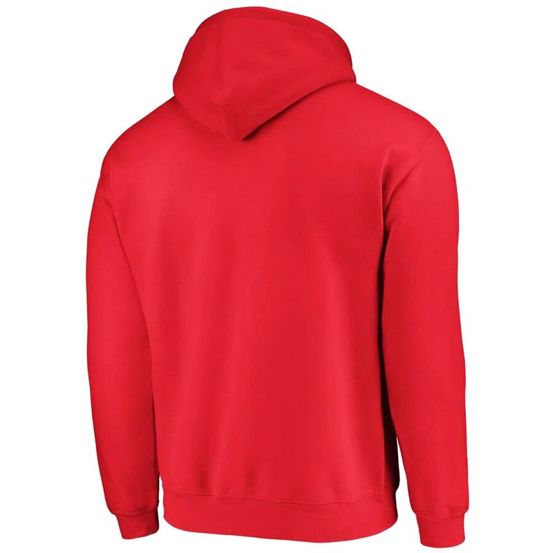 Autumn Winter Men Fleece Warm Mens Sweatshirt Casual Solid Color Streetwear Pullovers Sport School Fashion Hot Sale Hoodies
