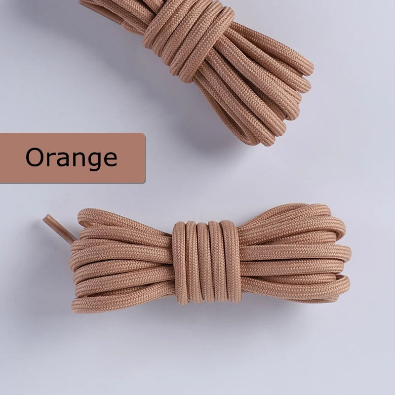 1 Pair Round Shoelaces Coconut 350 Black Angel 700 Classic Shoe Laces Tightly Woven Does Not Snag Shoelace For Sneakers