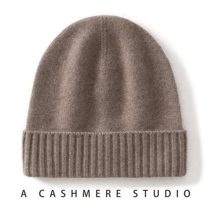 MERRILAMB Winter Hat For Women/Men 100%Quality Cashmere Beanie Cap Unisex Outdoor Casual Solid Knitted Hats Warm Soft SkullCap