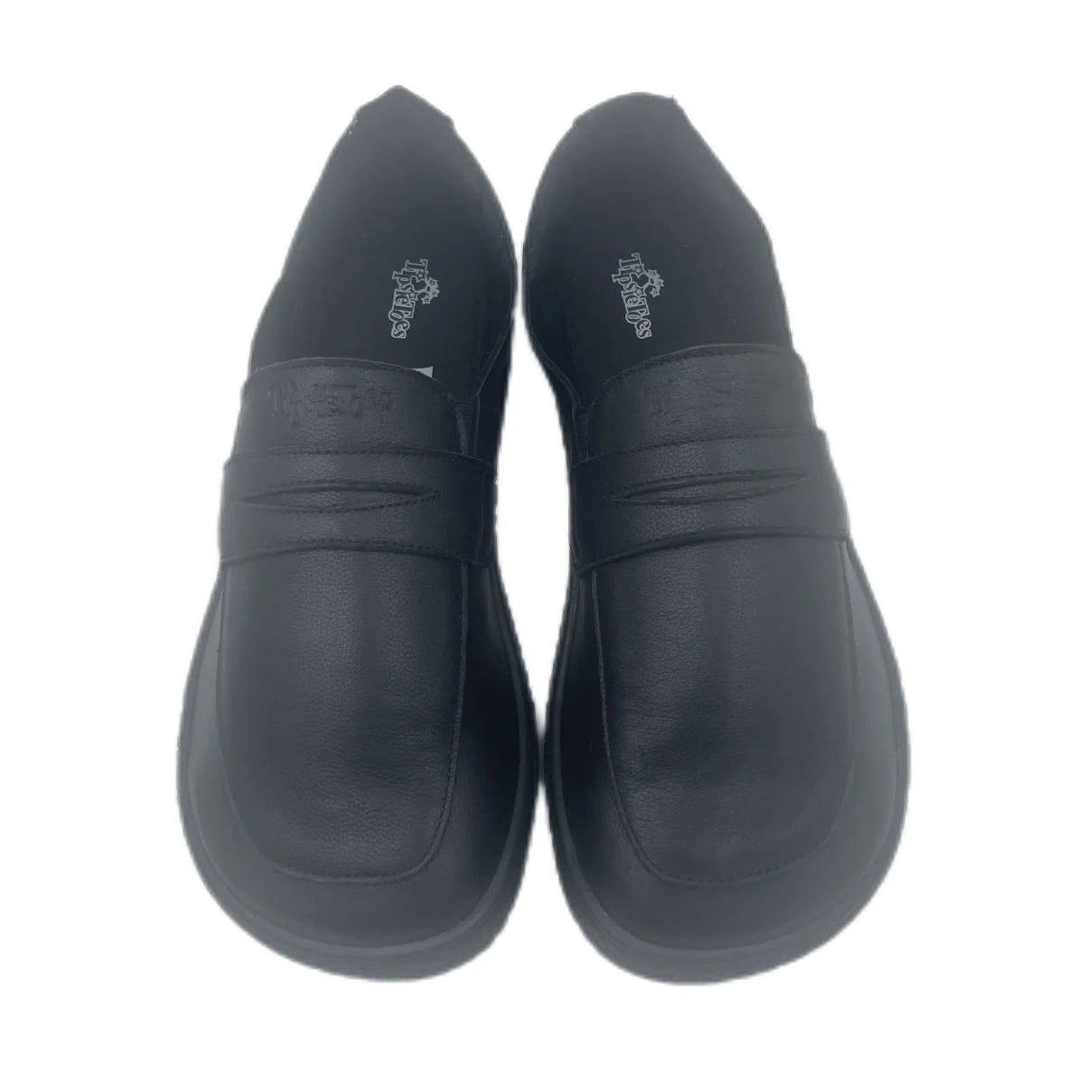 Tipsietoes 2025 Sprinng Autumn Barefoot Genuine Leather Men Women Slippers With Flat Soft Sole Zero Drop Wider Toes Box