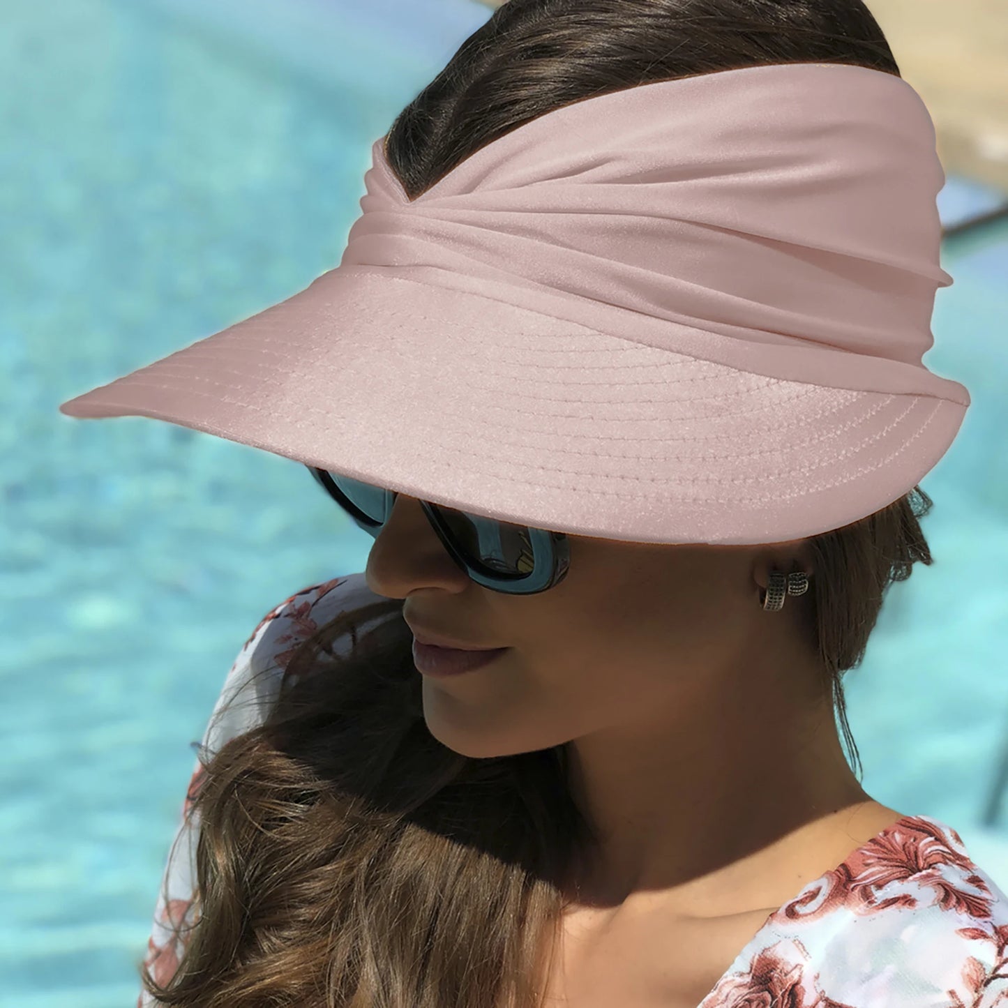 Spring and Summer Beach Sun Hat for Women New Ladies Outdoor Sports Empty Top Hat Sun-Protection Visior