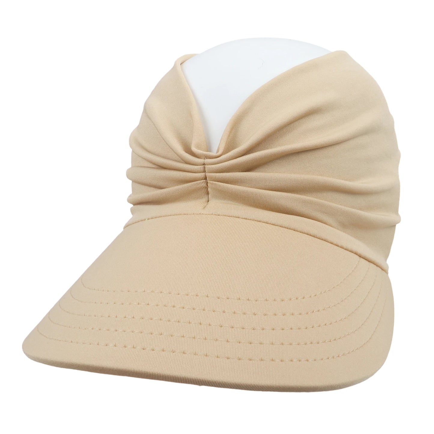 Spring and Summer Beach Sun Hat for Women New Ladies Outdoor Sports Empty Top Hat Sun-Protection Visior