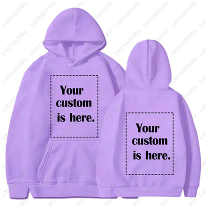 2026 Student Casual Custom Printed Text DIY Hoodie Customized Personalized Hoody Custom Hoodies Text Sweatshirt Clothes