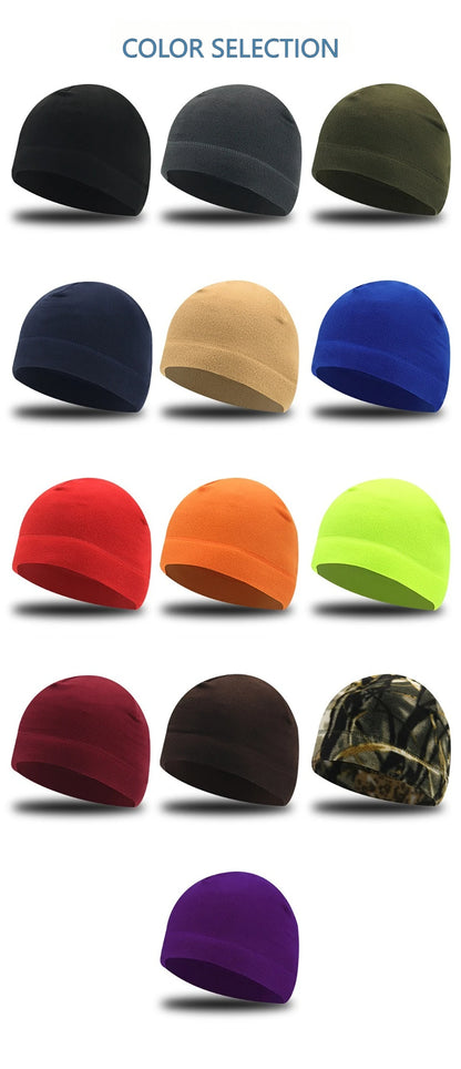 KoKossi Winter Warm Windproof Winter Cap Camping Hiking Caps Fleece Sports Hat Outdoor Sports Skiing Cycling Camping Hiking Men