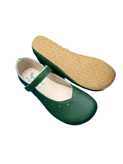 Tipsietoes 2025 Sprinng Autumn Barefoot Genuine Leather Ballerina Mary Jean Women With Flat Soft Sole Zero Drop Wider Toes Box