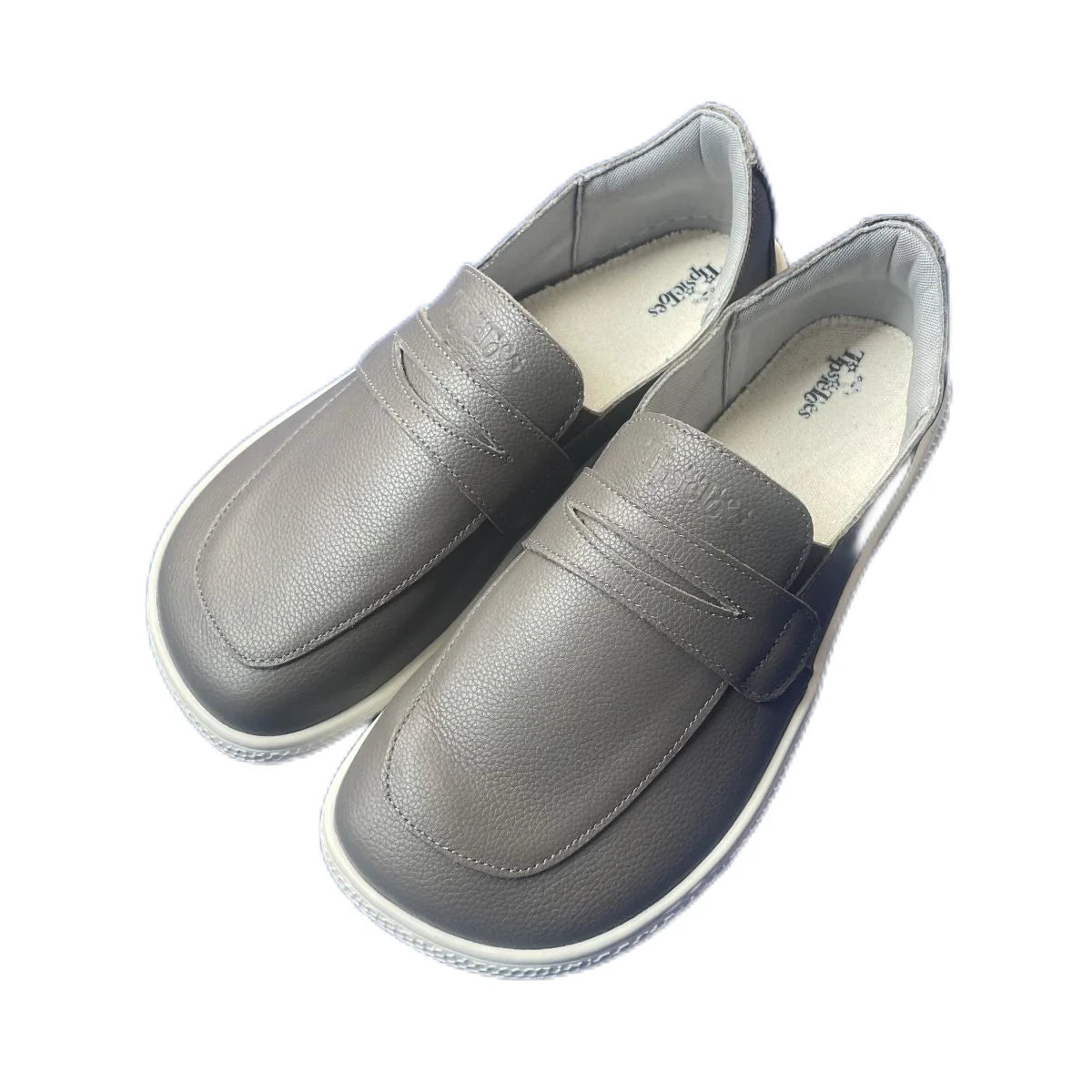 Tipsietoes 2025 Sprinng Autumn Barefoot Genuine Leather Men Women Slippers With Flat Soft Sole Zero Drop Wider Toes Box