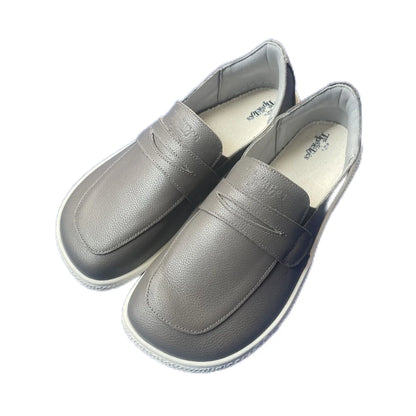 Tipsietoes 2025 Sprinng Autumn Barefoot Genuine Leather Men Women Slippers With Flat Soft Sole Zero Drop Wider Toes Box