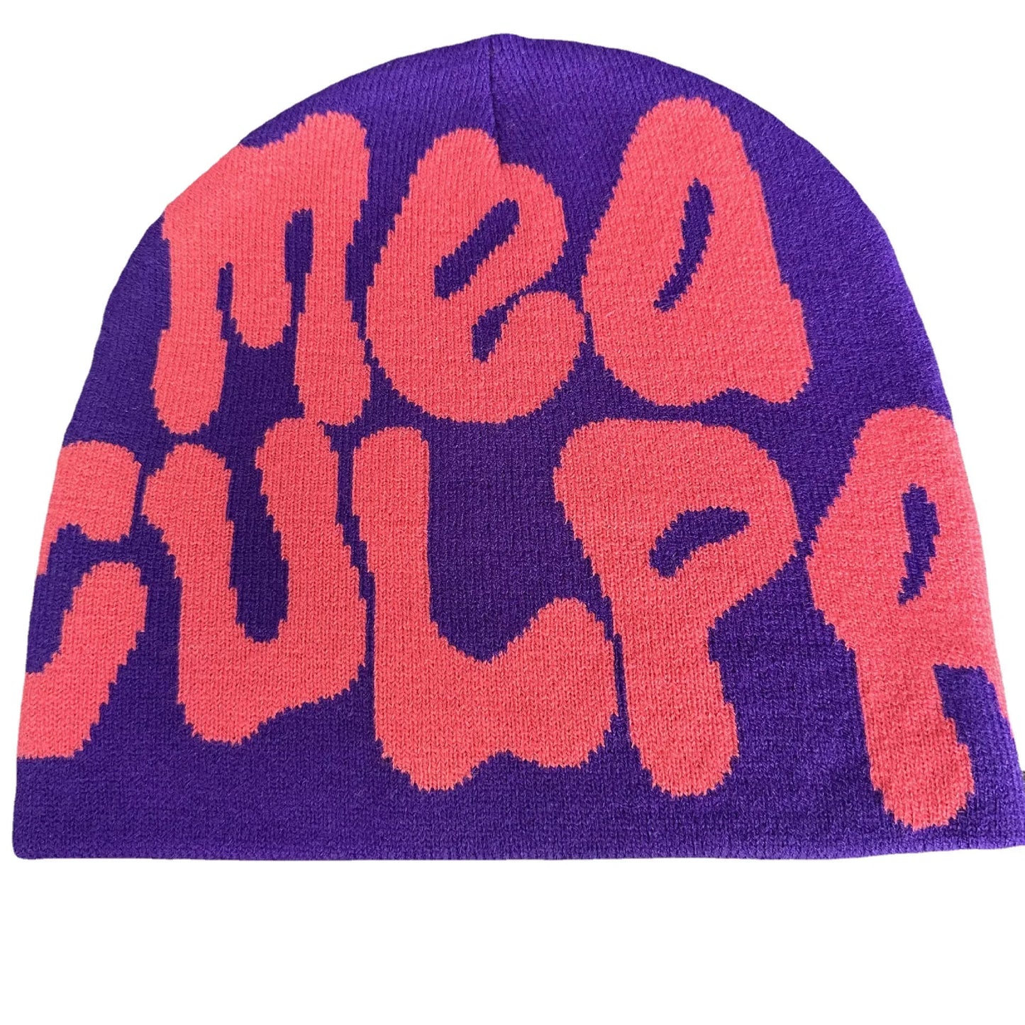 Mea Culpas Beanies Hats For Women Men Autumn Winter Fashion Printed Wool Acrylic Knitted Caps Bonnet Kpop Elastic Skullies Hat