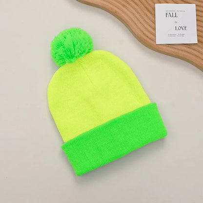2pc Christmas Cosplay Funny Beanie Hat and Gloves,Unisex Winter Warm Classic Knitted Hat,Halloween,new Year Costume Accessories