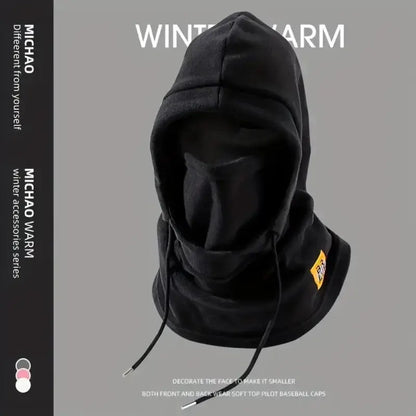 Winter Warm Hat with Mask and Neck Warmer 3-in-1 Windproof Balaclava for Men Women Masked Hat Cycling Cold Weather Protection