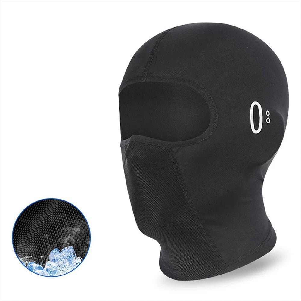 Sun Protection Balaclava  Cycling Full Face Mask Hiking Ice Silk Sun Men Women Sunglasses Holes Cooling Motorcycle Face Cover