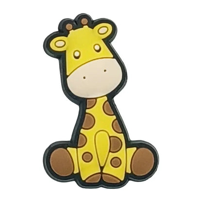 Sale 1Pcs Cute Various Animals Shoe Charms for Crocs Accessories Decorations Clog Shoe Pin Adults Party Favor Gifts
