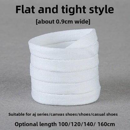White Shoelaces Round Canvas Shoes Sports Casual Sneakers Basketball Shoes Flat Men and Women Cotton Versatile Pure White