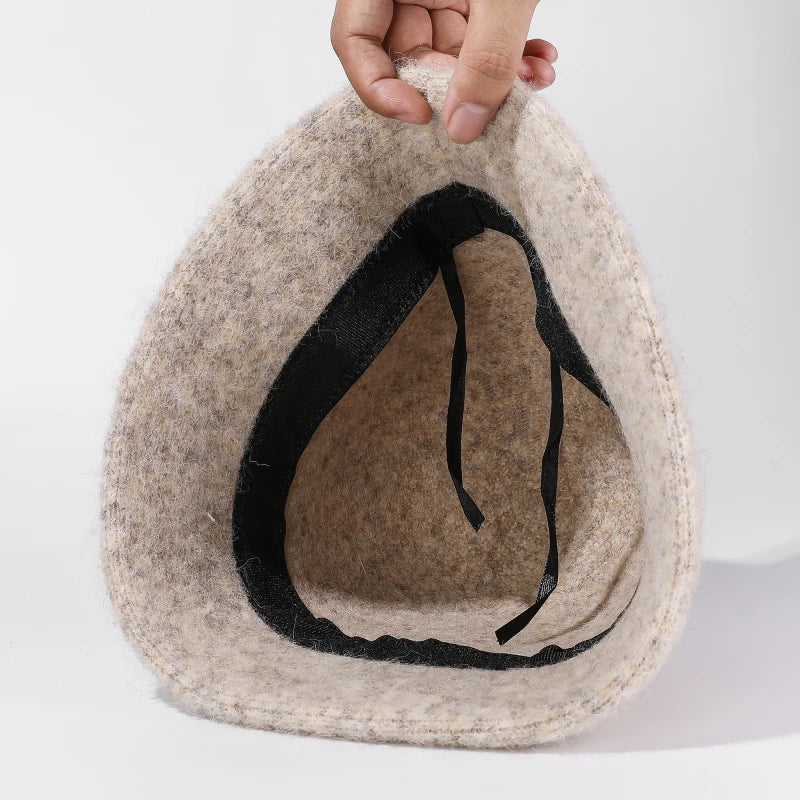 Fashion Ladies Winter Outdoor Warm Bucket Hat Woman‘s Daily Casual Fisherman Cap Korean Style Classic Panama Hats