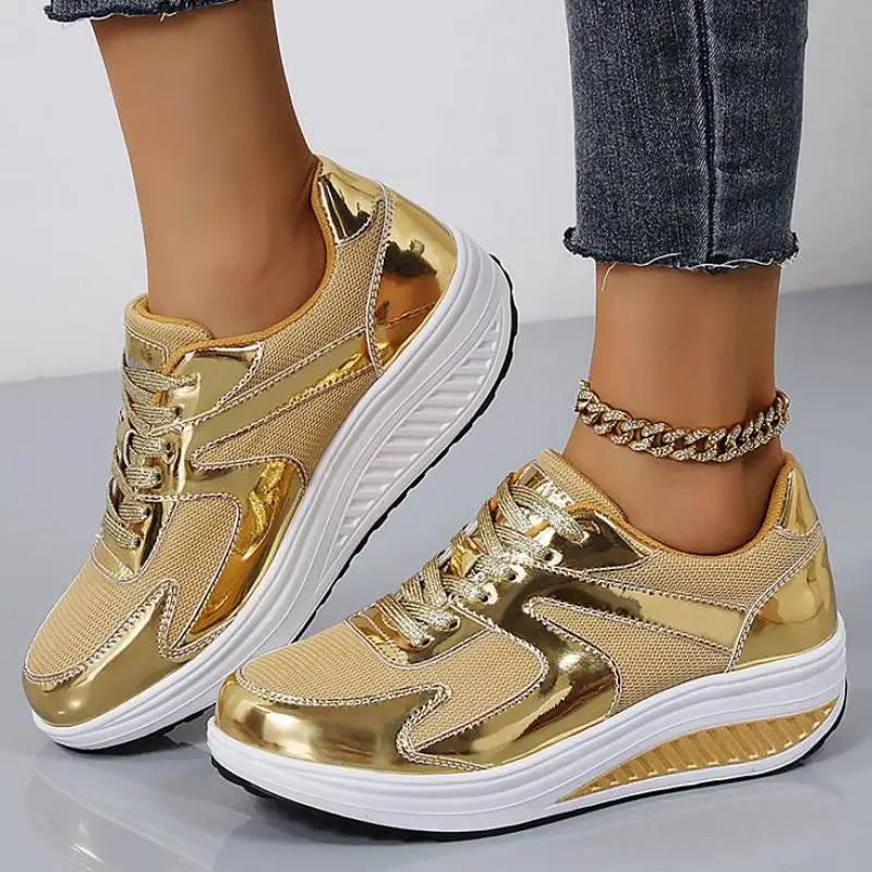 Women Purple Platform Sports Shoes Women Thick Sole Breathable Black Casual Shoes Fashion Slip On 2025 Outdoor Walking Sneakers