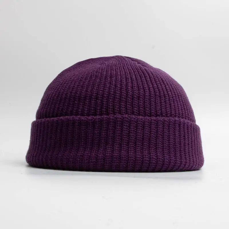 2025 Boys Girls Winter Knitted Beanies Solid Keep Warm Loop Small Beanie Caps Keep Head Warm Winter Hats Yellow Red