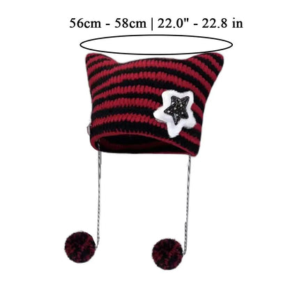 Knitted Soft Women Balaclava Hat Fashion Fake Collar Hooded Hat Neck Collar Warmer Beanies Cap Ear Protection Bonnet Hooded Caps