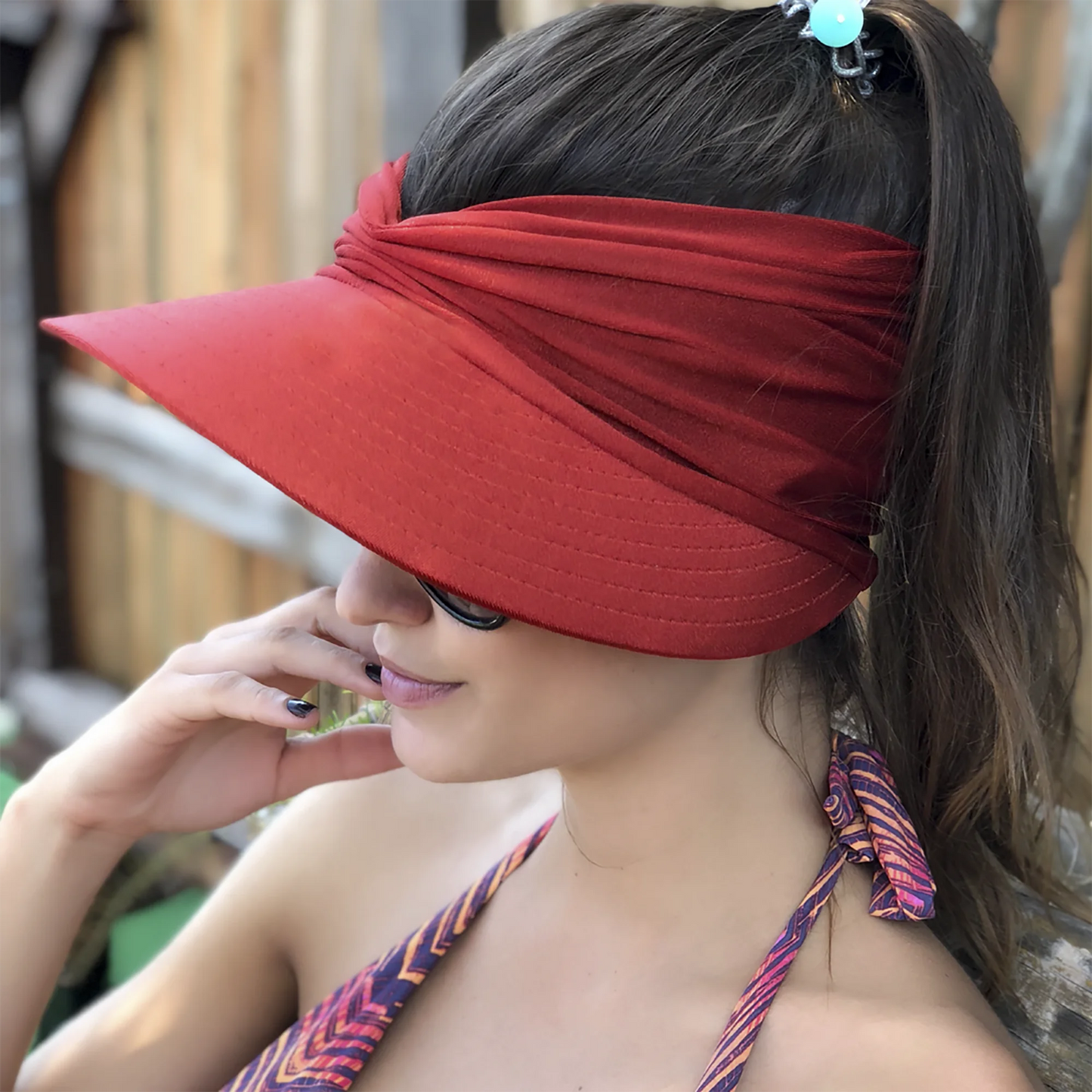 Spring and Summer Beach Sun Hat for Women New Ladies Outdoor Sports Empty Top Hat Sun-Protection Visior