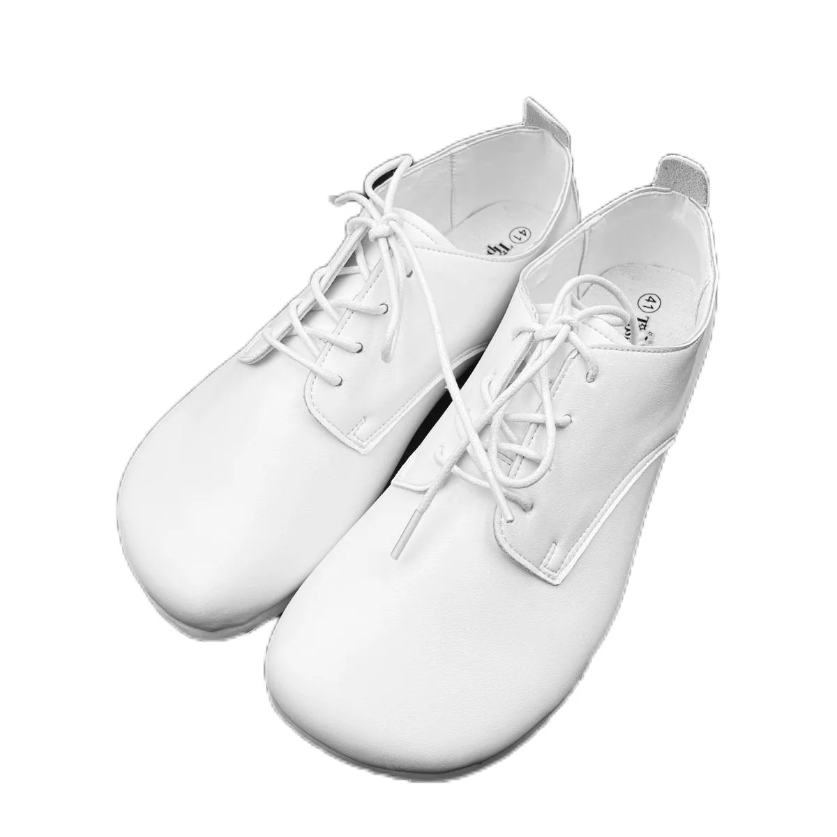 Tipsietoes 2025 Sprinng Autumn Barefoot Genuine Leather Women Sneaker With Zero Drop Flat Soft Sole Wider Toe Box Light Weight