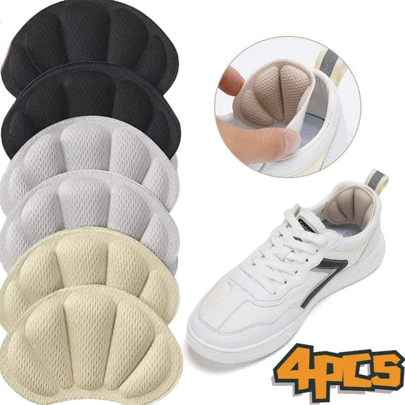 1/2Pair Heel Stickers Insoles Patch Anti-Pain Cushion Pads Heel Care Heel Protector Sports Sneaker Shoes Adhesive Back Sticker