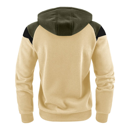New Men Hoodies Jacket JURASSIC PARK Dinosaur World Graphic Men's Color Blocking Contrasting Sweatshirt, Men Casual Sports Top