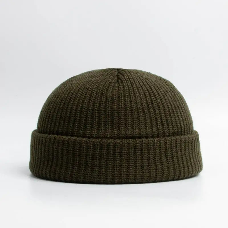 2025 Boys Girls Winter Knitted Beanies Solid Keep Warm Loop Small Beanie Caps Keep Head Warm Winter Hats Yellow Red