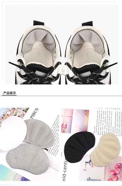 1/2Pair Heel Stickers Insoles Patch Anti-Pain Cushion Pads Heel Care Heel Protector Sports Sneaker Shoes Adhesive Back Sticker