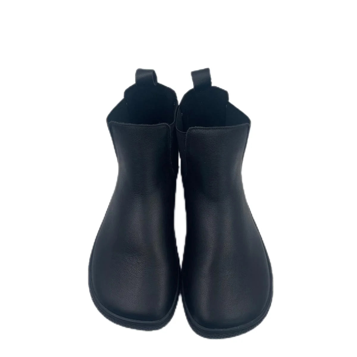 Tipsietoes Chelsea Barefoot Autumn Genuine Cow Leather Boots With Wool Linning Inside For Women Wider Toes Box Light Weight