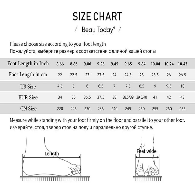 BeauToday Sandals Women Genuine Cow Leather Wraparound Ankle Strap Metal Buckle Female Outdoor Summer Flat Shoes Handmade 32344