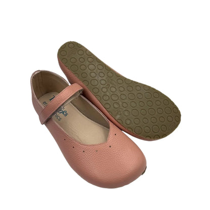 Tipsietoes 2025 Sprinng Autumn Barefoot Genuine Leather Ballerina Mary Jean Women With Flat Soft Sole Zero Drop Wider Toes Box