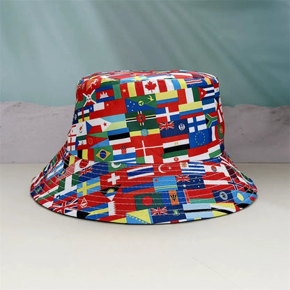 2026 Countries National Flag Bucket Hat Men Women Football FanParty Football Cup Sports Support Sun Hat Soccer Fan Fisherman Hat