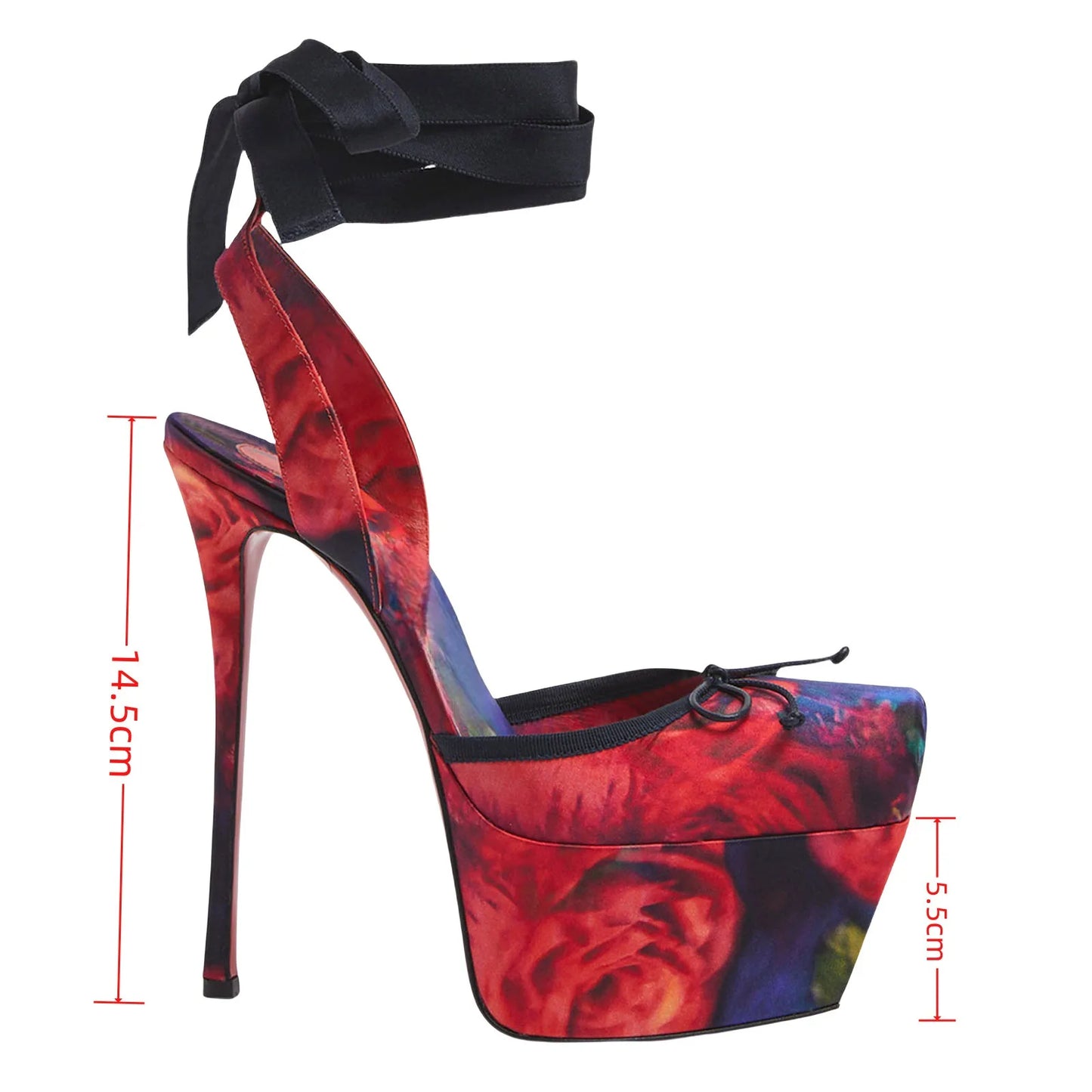 European and American Summer Women's Thick Bottom Stiletto Sandals Square Headband Butterfly Wedding Party Ballet High Heels