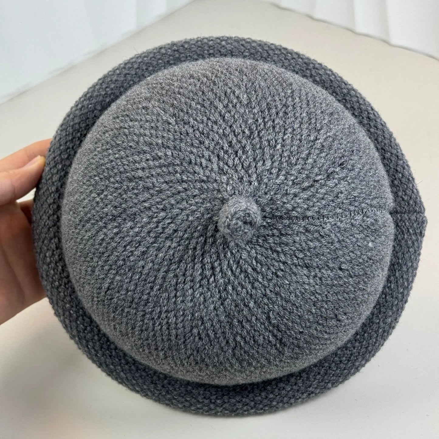 Japanese style Womens Fashion Bucket Hats Knitted Melon Skin Hats Casual Berets Landlord Hats Warm Painter Pacifier Caps 모자