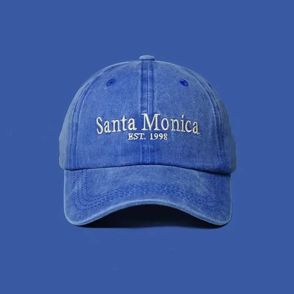 INS Style Letter Embroidered Baseball Cap Face Smaller Sun Protection Hip Hop Hat Sun Hat Couples