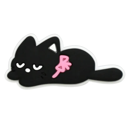 lovely cat series PVC shoe Charms Slippers Buckle combination Fit Wristbands accessories Decoration Bands gift unisex party