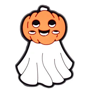 Hawlleen ghost PVC shoe Charms Buckle combination for Wristbands sandal Slippers accessories Decoration Bands gift unisex party