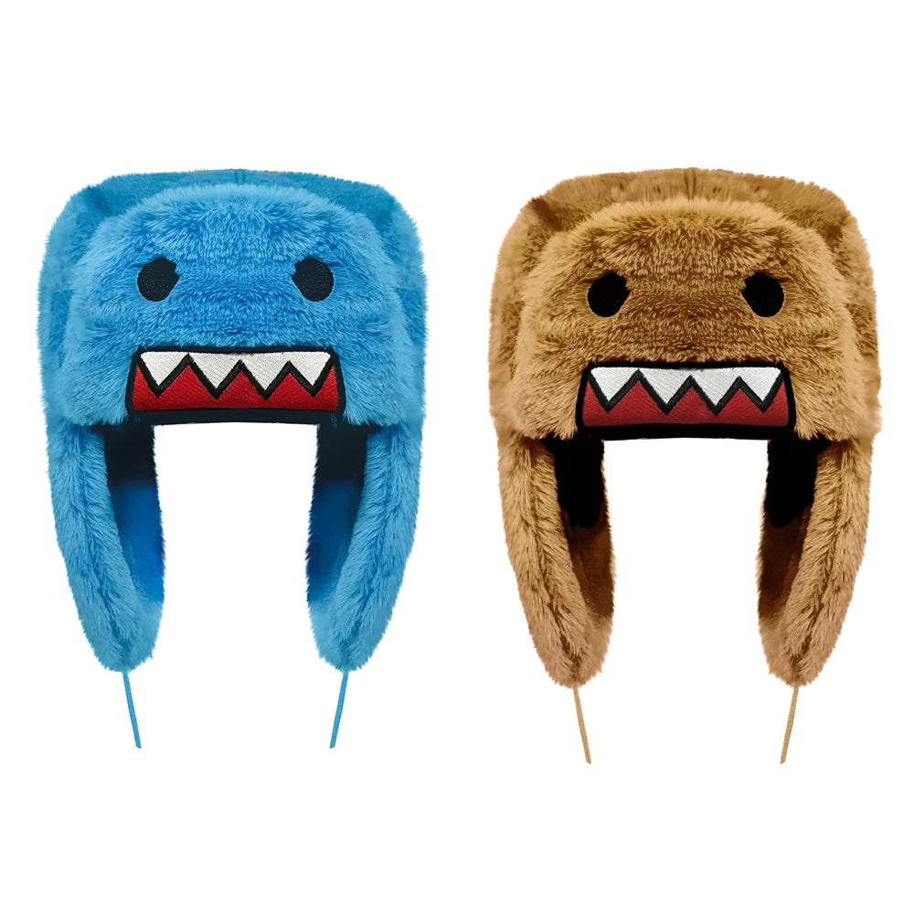 New Winter Warm Sprint Autume Brown Hat Ushanka Hat Cute Winter Hat for Boys Girls Kids Cartoon Anime Cap Gorras