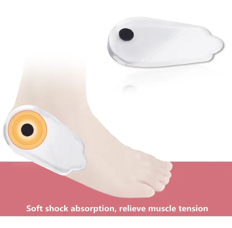 1 Pair Silicone Gel Foot Insoles X/O Shape with Magnet Heel Pad for Men And Women Foot Care Insert for Comfort