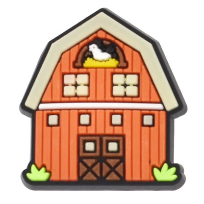 farming animal sheep deer duck house PVC shoe Charms Buckle for Wristbands accessories Decoration Bands gift unisex party
