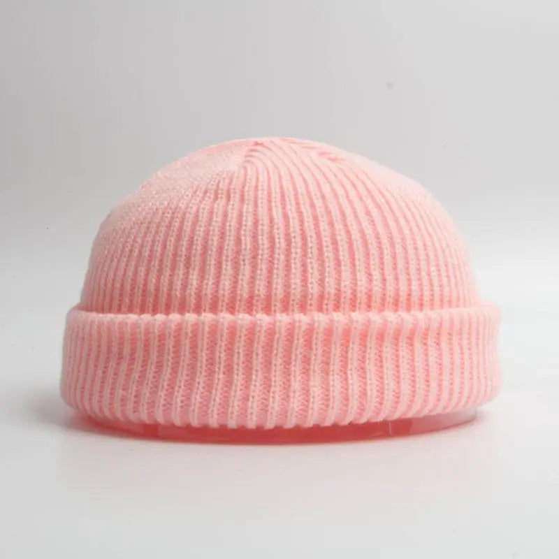 2025 Boys Girls Winter Knitted Beanies Solid Keep Warm Loop Small Beanie Caps Keep Head Warm Winter Hats Yellow Red