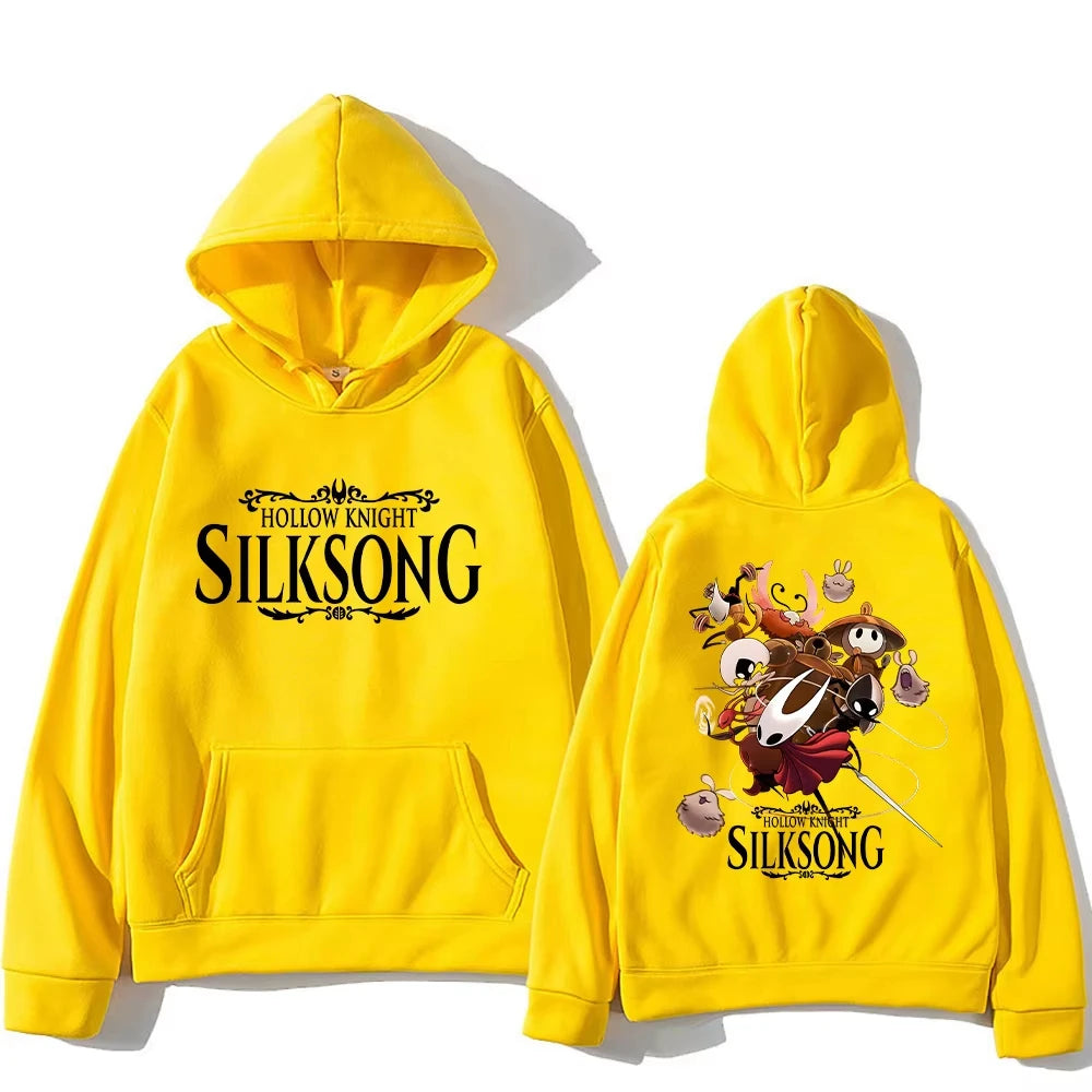 Hollow Knight Silksong Hot Game Hoodies Long Sleeve Fashion Casual Pullovers High Street Women Men Sweatshirt Fashion Streetwear