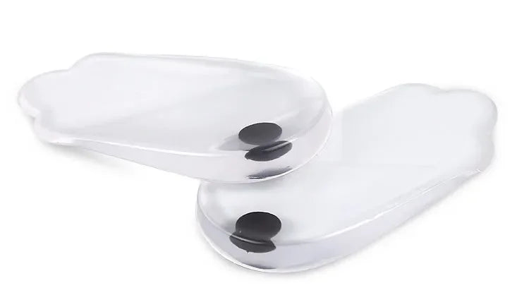 1 Pair Silicone Gel Foot Insoles X/O Shape with Magnet Heel Pad for Men And Women Foot Care Insert for Comfort