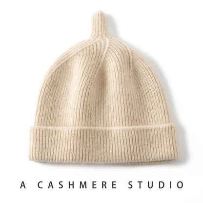 Keep Warm Winter Hat for Children Unisex Knit Cap Kids 100% Cashmere Skullies Hats for Boys Bonnet Girls Caps Accessories