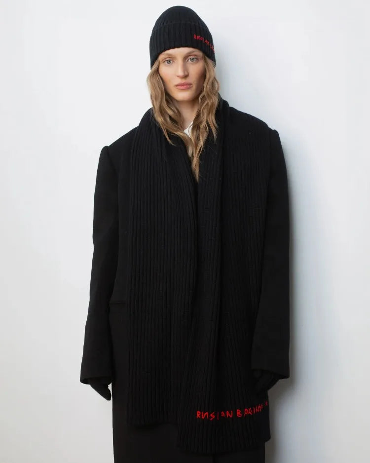 Autumn Winter Unisex Knitted Beanie Hat with Letter Embroidery – Warm Casual Street Style Wool Knit Beanie